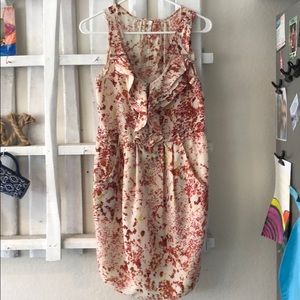 Pink snake skin print dress